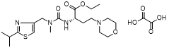 (S)-2-(3-((2-異丙基噻唑-4-基)甲基)-3-甲基脲基)-4-嗎啉代丁酸乙酯草酸鹽